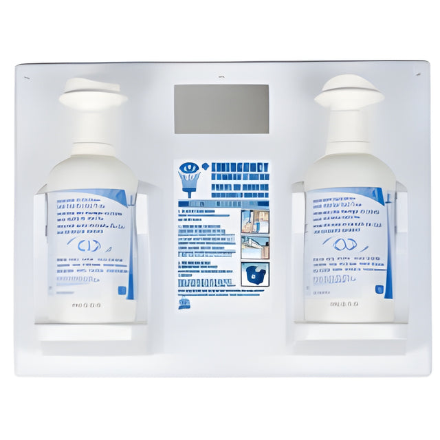 Eyewash Station with 2-1 L Eyewash, Eye Cup & Mirror