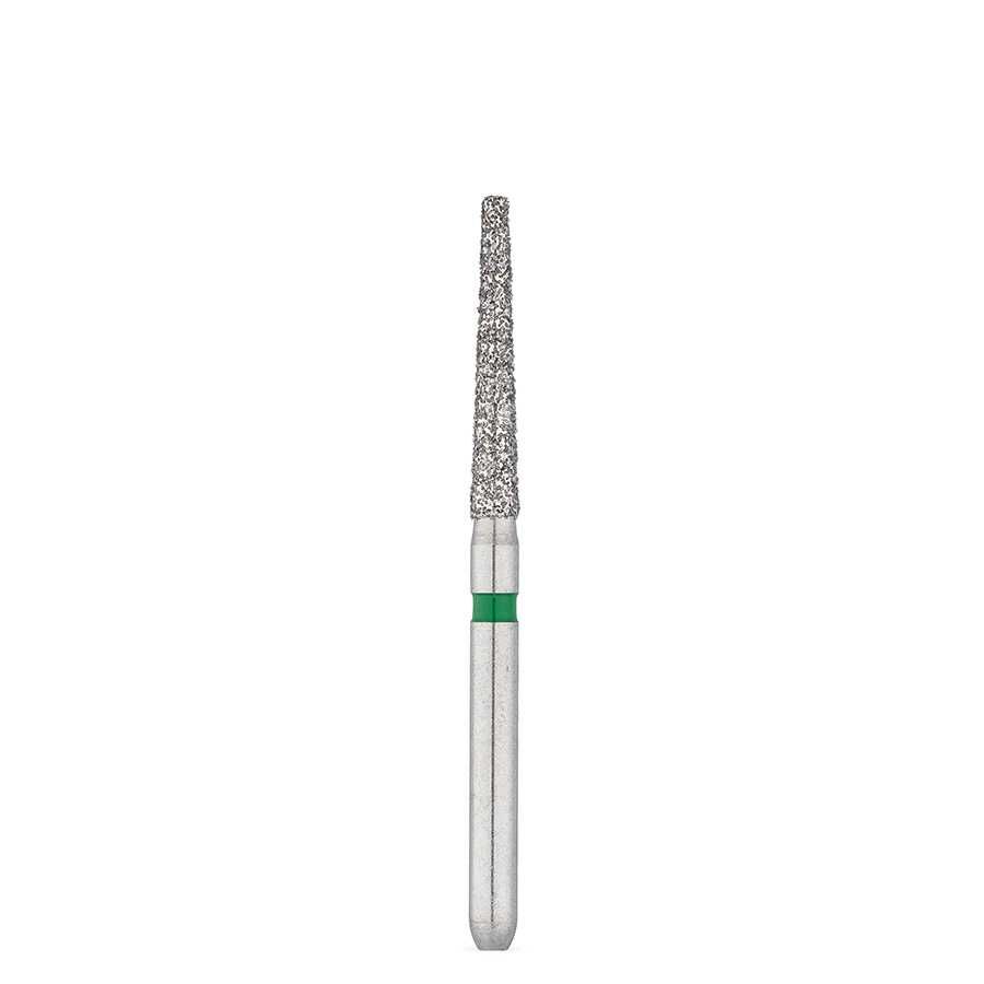 FG Diamond Burs- Flat End Tapered, Medium- 25 /Box