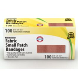 Fabric Patch Bandage, Small, 3.75 cm x 2 cm- 100 / Box