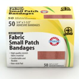 Fabric Patch Bandage, Small, 3.75 cm x 2 cm- 50 / Box