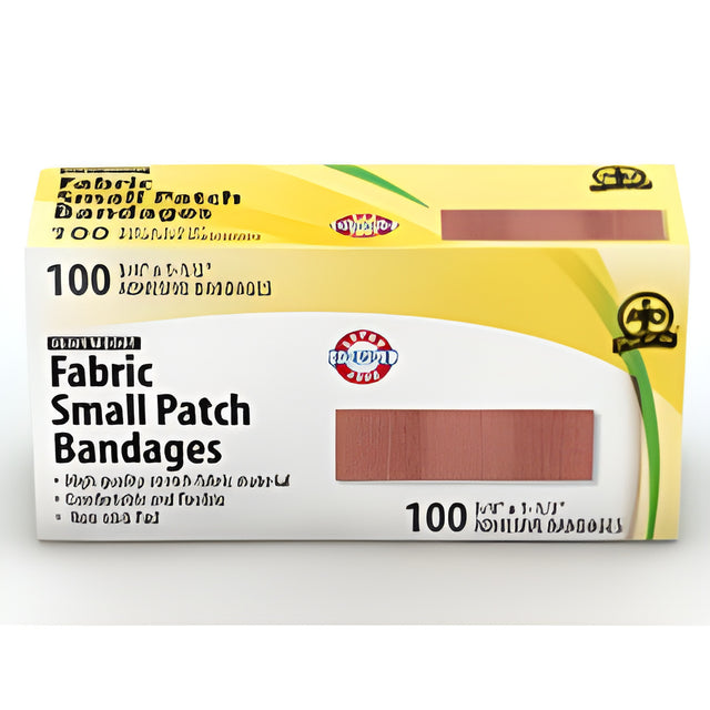 Fabric Patch Bandage, Small, 3.75 cm x 2 cm – 100/Box