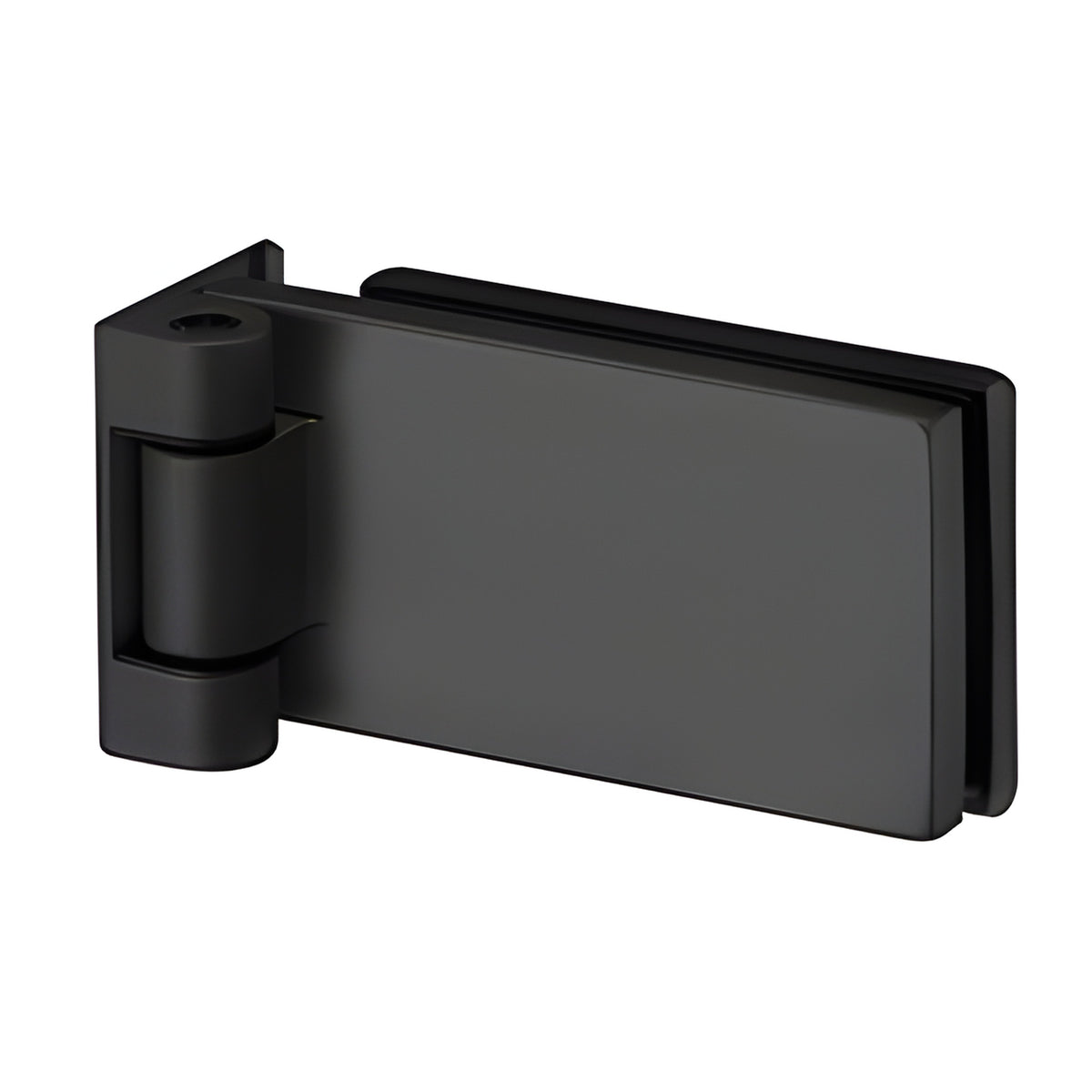 Fallbrook Matte Black Square Hinge