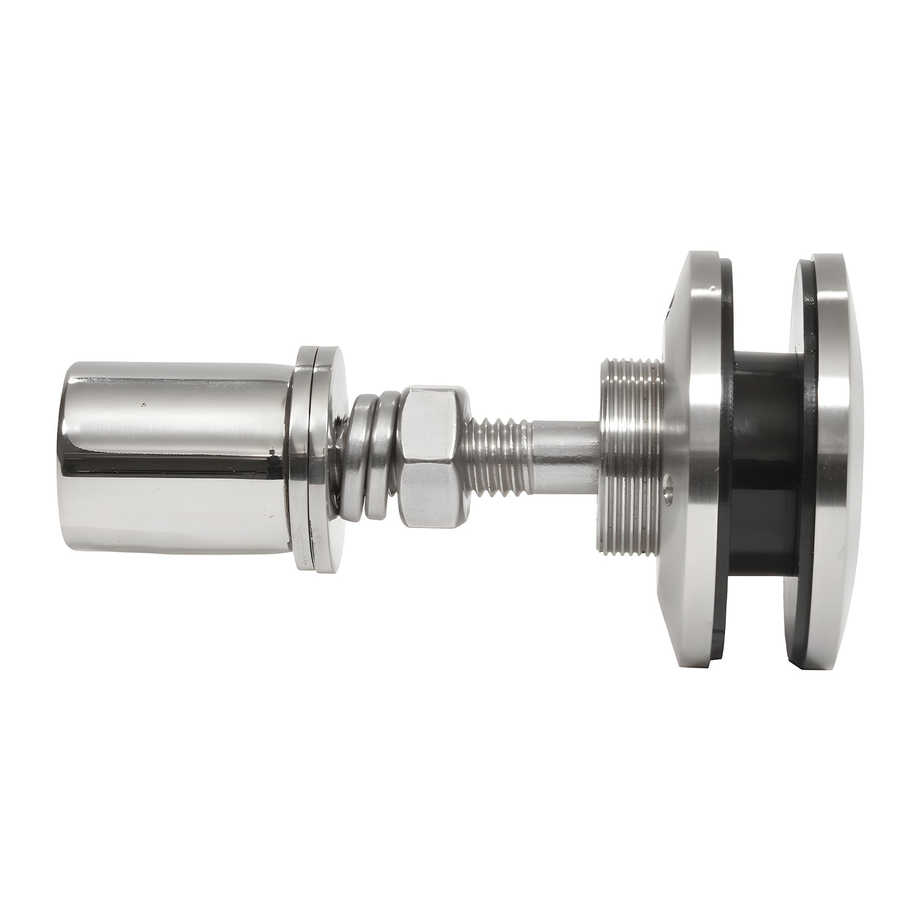 CRL 316 Polished Stainless Steel Swivel Combination Fastener for 3/8" to 9/16" Tempered Glass