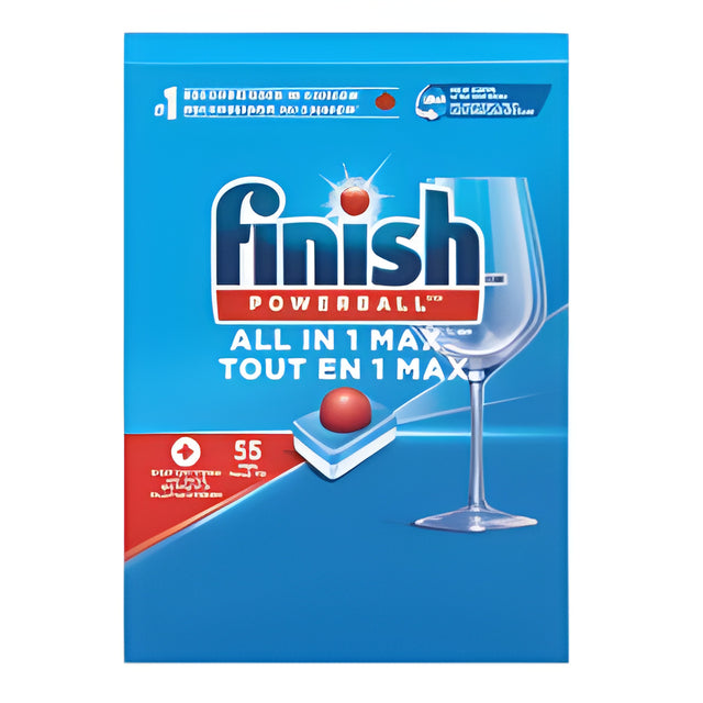 Finish All In 1 Max Dishwasher Detergent- 55 Tablets x 4 Boxes / Case