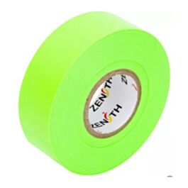 Flagging Tape, 1.1875" W x 164' L, Flourescent Green - 1 Roll