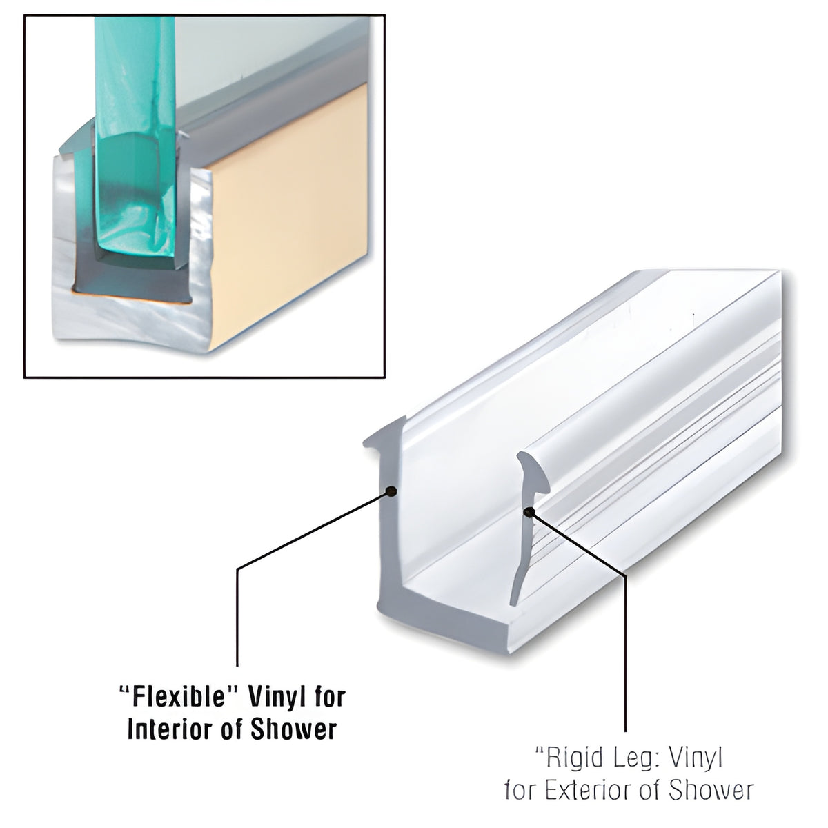 CRL Flexible Vinyl for DUC38 U-Channel