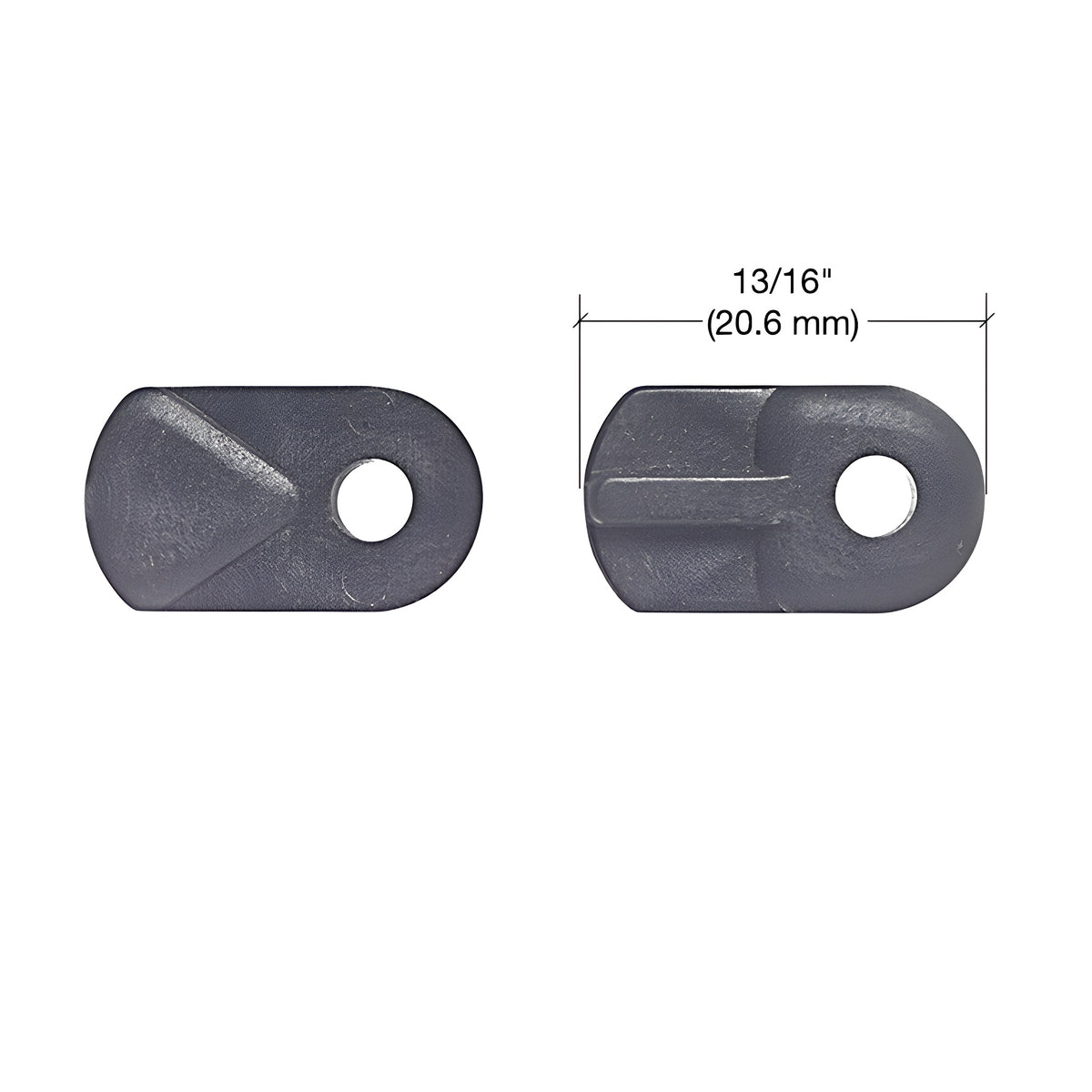CRL Black Nylon Flush Screen Clips - Pack
