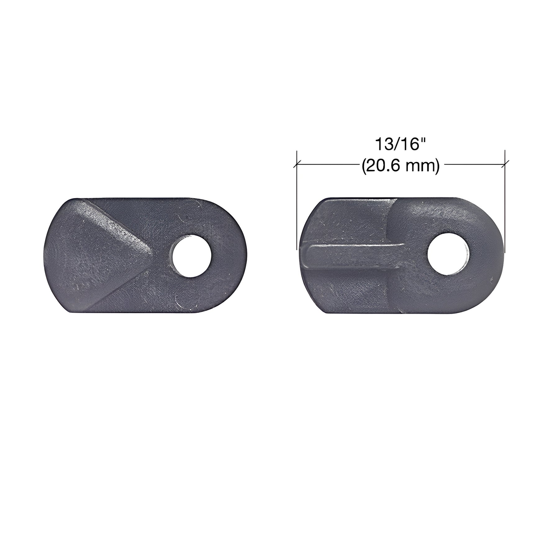 CRL Black Nylon Flush Screen Clips - Pack