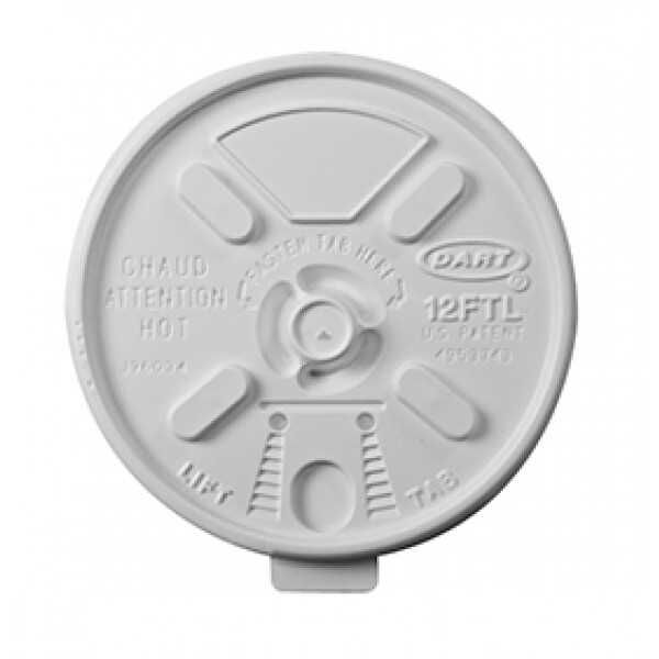 Foam Cup Lids, Lift n Lock, 6 oz- 1000 / Case