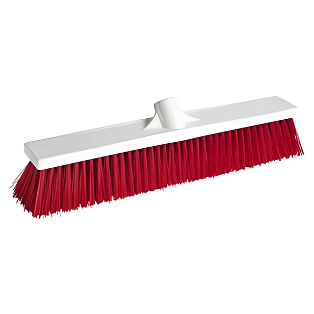 Foodservice Push Broom Head, Red, 24"- 1 Ea