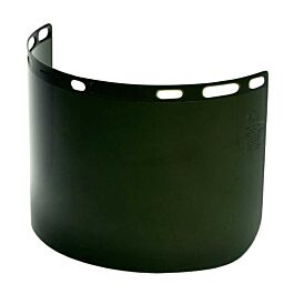 Formed Face Shield, Shade 3.0 Polycarbonate, 8" x 15.5" x 0.08"- 1 Each