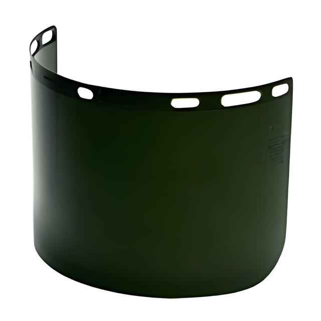 Formed Face Shield, Shade 3.0 Polycarbonate, 8" x 15.5" x 0.08"