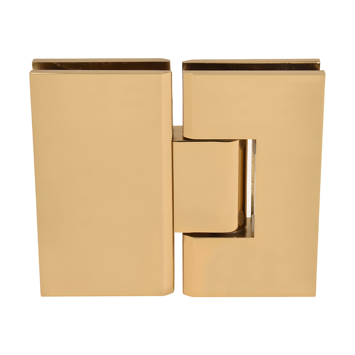 CRL French Gold Vienna 180 Series Glass-to-Glass Hinge