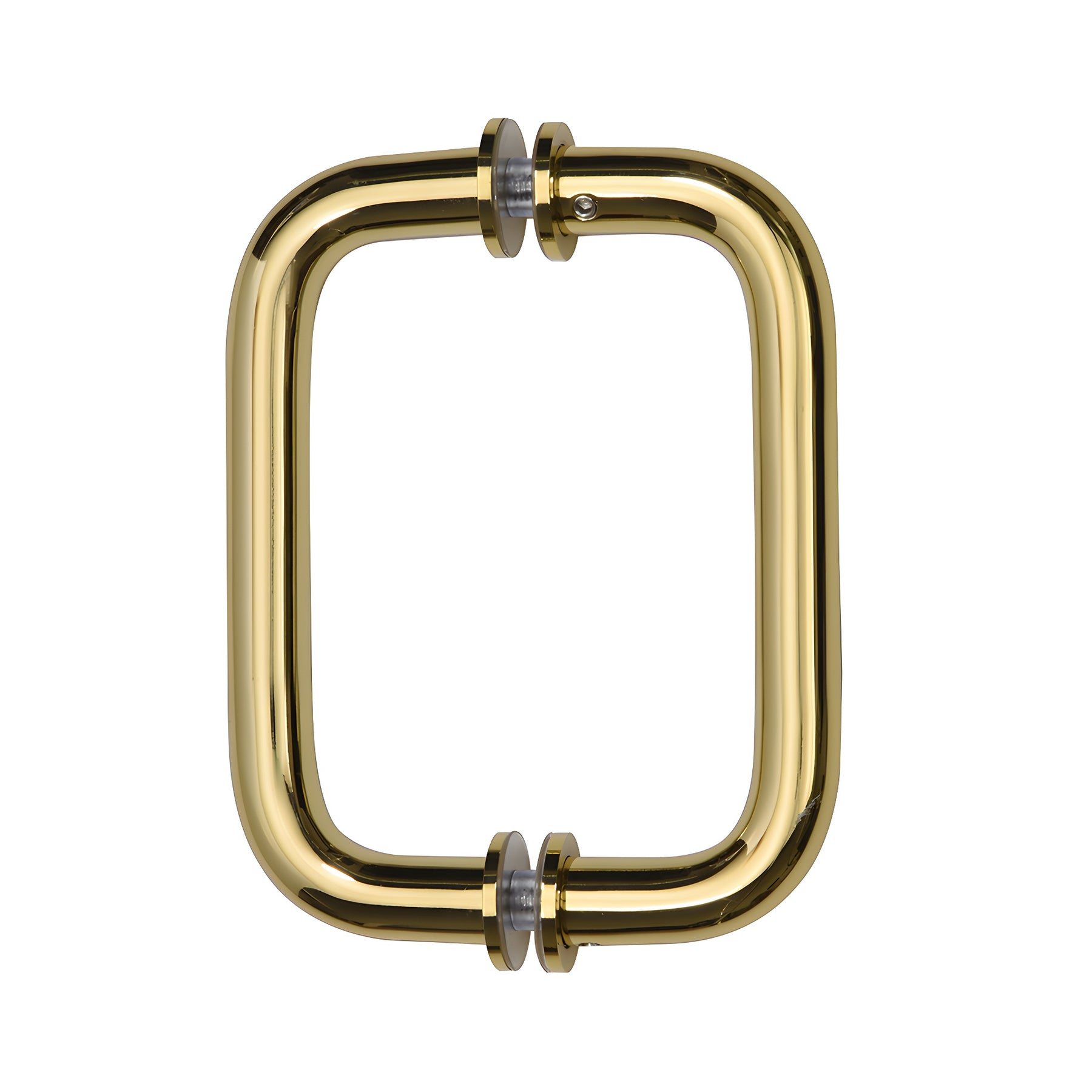 CRL Unlacquered Brass 6" BM Series Tubular Back-to-Back Pull Handle
