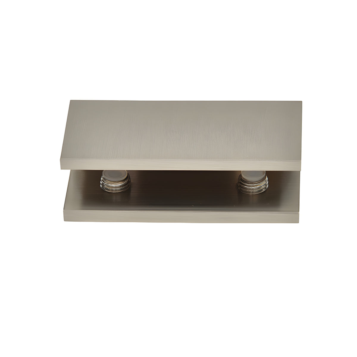 CRL Brushed Nickel No-Drill Clamp for 1/2" Glass