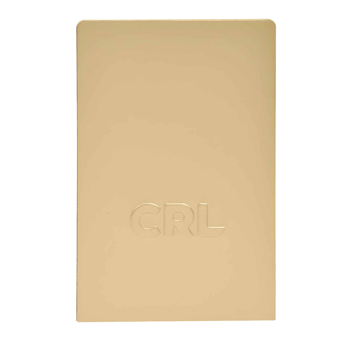 CRL Satin Brass End Cap for L21S Series Standard Square Base Shoe