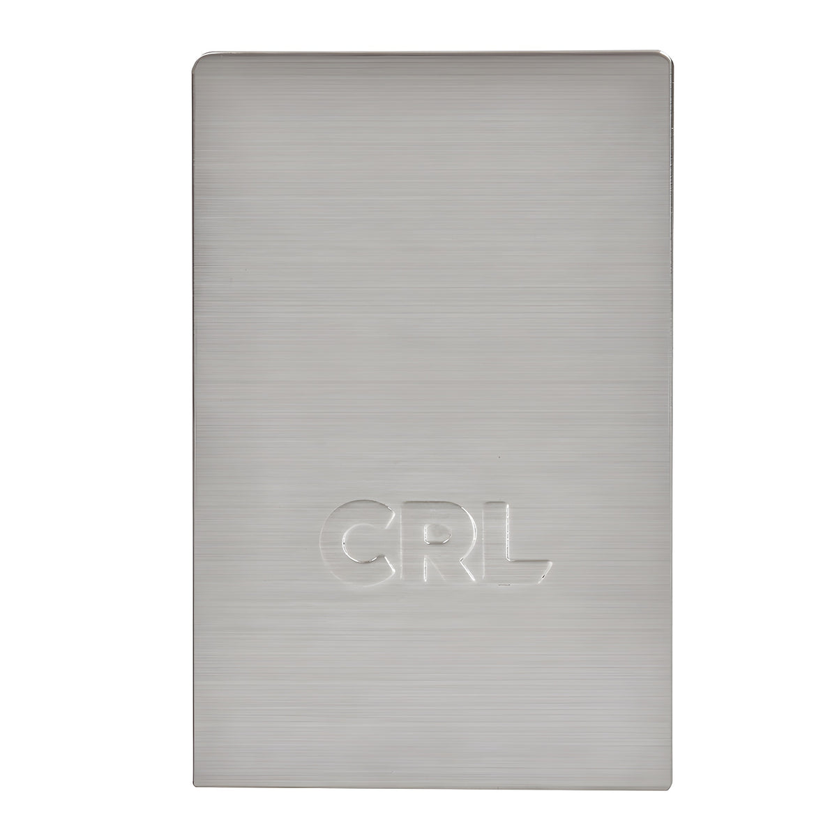 CRL Brushed Stainless Grade 304 End Caps for B7S Series Heavy-Duty Square Base Shoe