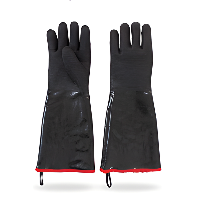 Fryer Gloves, Black, Neoprene, 18", Large (09) – 36 Pairs