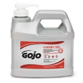 GOJO Cherry Gel Pumice Hand Cleaner- 0.5 Gallon x 4 Pump Bottles / Case