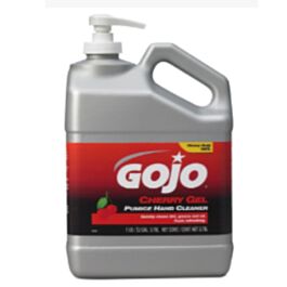 GOJO Cherry Gel Pumice Hand Cleaner- 1 Gallon x 2 Pump Bottles / Case