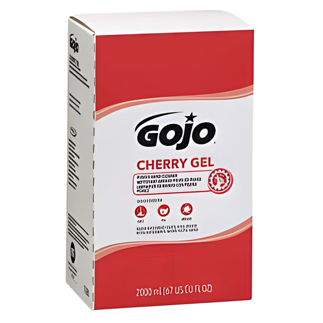 GOJO Cherry Gel Pumice Hand Cleaner Refill for GOJO PRO TDX Dispenser- 2000 mL x 4 Cartridges / Case