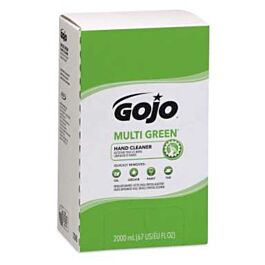 GOJO MULTI GREEN Hand Cleaner Refill for GOJO PRO TDX Dispenser- 2000 mL x 4 Cartridges / Case