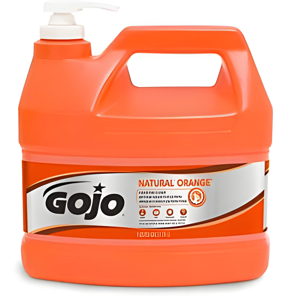 GOJO NATURAL ORANGE Pumice Hand Cleaner- 1 Gallon x 2 Pump Bottles / Case