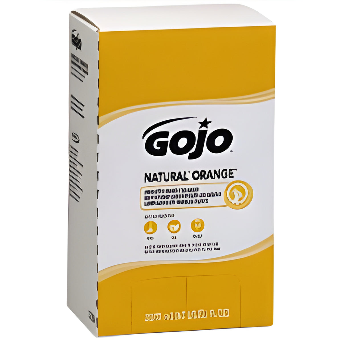 GOJO NATURAL ORANGE Smooth Hand Cleaner Refill for GOJO PRO TDX Dispenser- 2000 mL x 4 Cartridges / Case