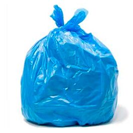 Garbage Bags, Blue, Strong, 26 x 36- 250/Case