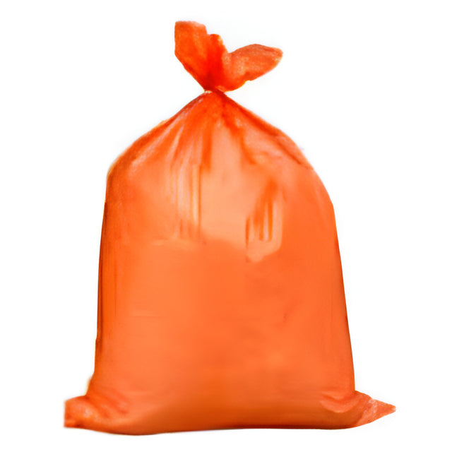 Garbage Bags, Orange Tinted, 26 x 36 – 200/Case