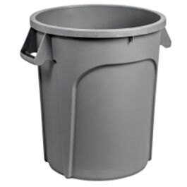 Garbage Container, 10 Gal, Grey- 1 Ea