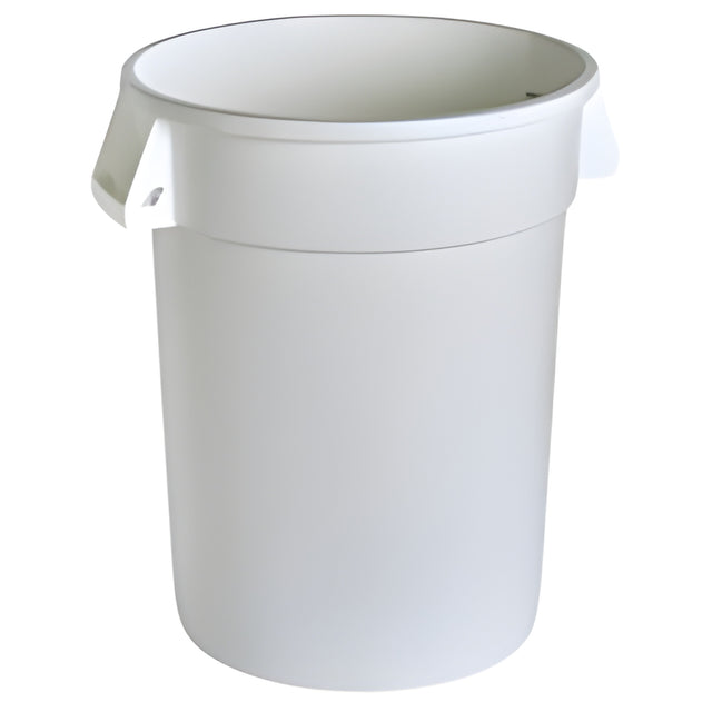 Garbage Container, 10 Gal, White- 1 Ea, 10 Gallon