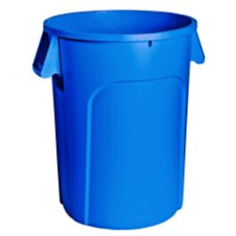 Garbage Container, 20 Gal, Blue- 1 Ea