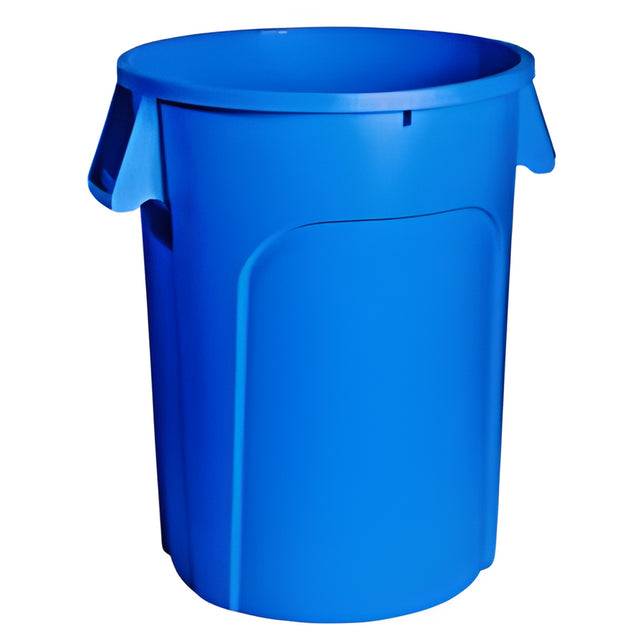 Garbage Container, 20 Gal, Blue- 1 Ea, 20 Gallon