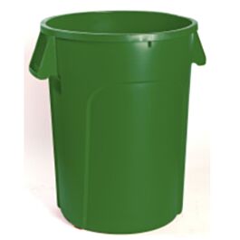 Garbage Container, 20 Gal, Green- 1 Ea