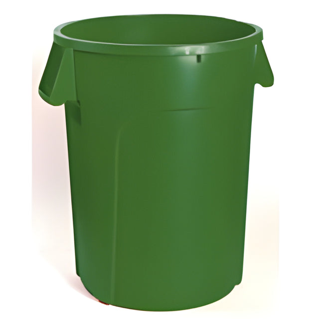 Garbage Container, 20 Gal, Green- 1 Ea, 20 Gallon