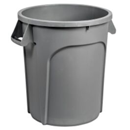 Garbage Container, 20 Gal, Grey- 1 Ea