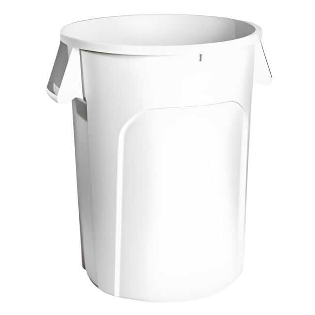 Garbage Container, 20 Gal, White- 1 Ea, 20 Gallon