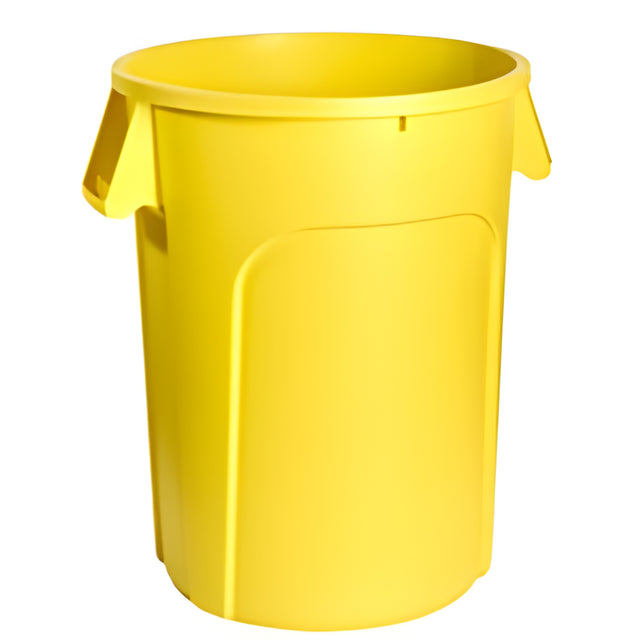 Garbage Container, 20 Gal, Yellow- 1 Ea, 20 Gallon