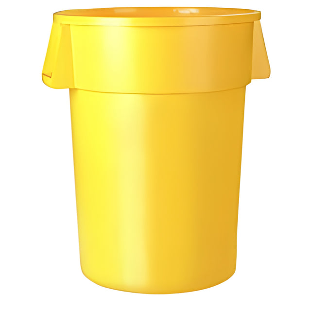 Garbage Container, 32 Gal, Yellow- 1 Ea, 32 Gallon