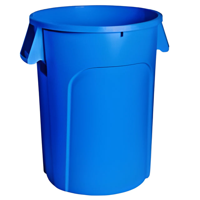 Garbage Container, 44 Gal, Blue- 1 Ea, 44 Gallon