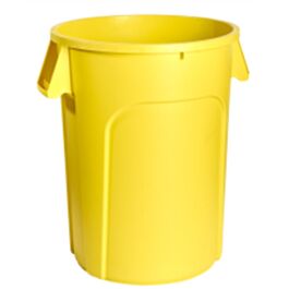 Garbage Container, 44 Gal, Yellow- 1 Ea