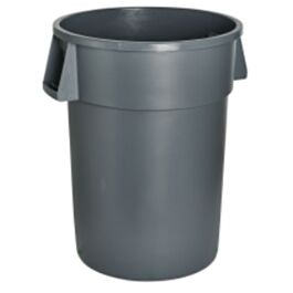 Garbage Container, 55 Gal, Grey- 1 Ea