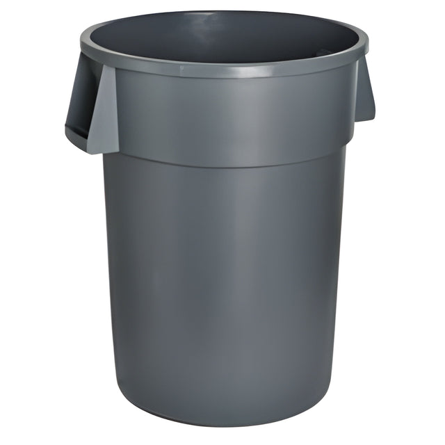 Garbage Container, 55 Gal, Grey- 1 Ea, 55 Gallon