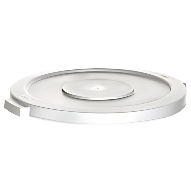 Garbage Container Lid, 10 Gal, White- 1 Ea, 10 Gallon