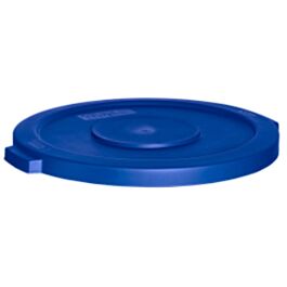 Garbage Container Lid, 20 Gal, Blue- 1 Ea