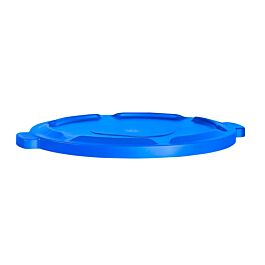 Garbage Container Lid, 32 Gal, Blue- 1 Ea