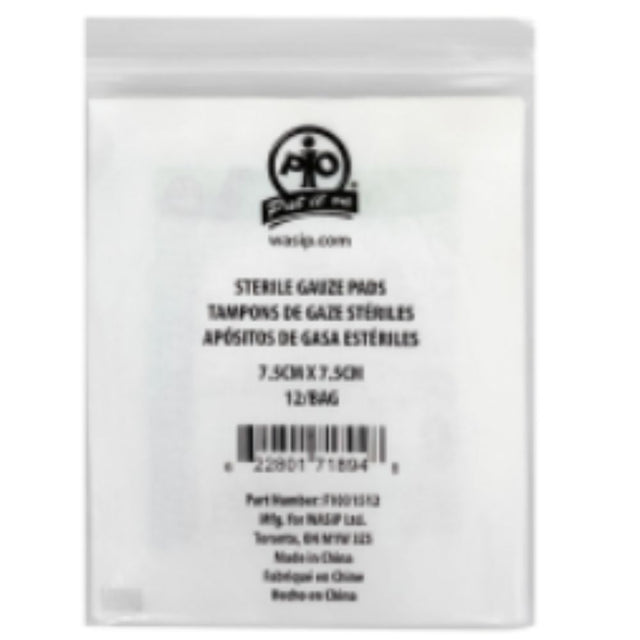 Gauze Pads, 7.5 x 7.5 cm- 12 / Bag