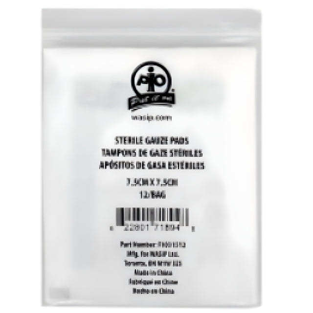 Gauze Pads, 7.5 x 7.5 cm, 7.5 cm x 7.5 cm – 12/Bag