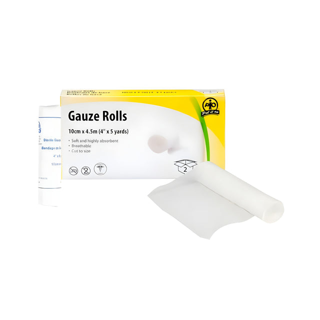 Gauze Roll, 10cm x 4.5m – 2/Box